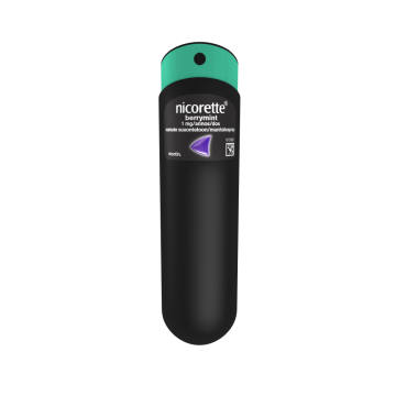 NICORETTE BERRYMINT sumute suuonteloon, liuos 1 mg/annos 2 x 150 annosta