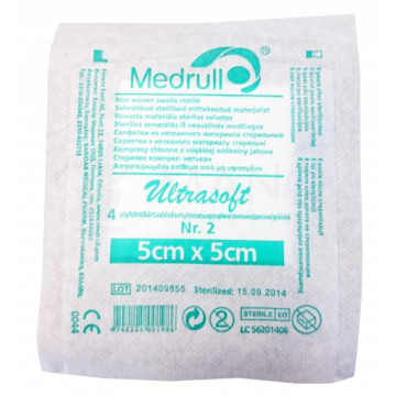 Medrull Ultrasoft kuitutaitos 4krs 5cmx5cm 2 kpl