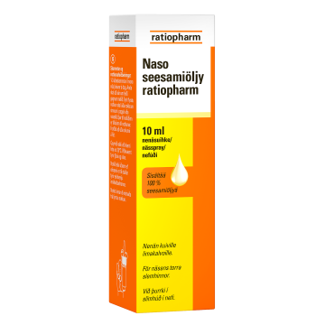 Naso seesamiöljy ratiopharm spray 10 ml