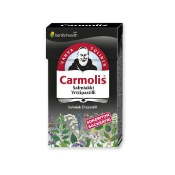 Carmolis Salmiakki Yrttipastilli