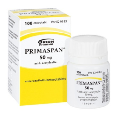 PRIMASPAN enterotabletti 50 mg 100 kpl