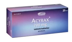 ACYRAX tabletti 200 mg 25 fol