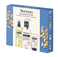 Aveeno Skin Relief lahjapakkaus (sis Lotion 300ml, Body Oil 200ml, Hand Cream 75 1 kpl